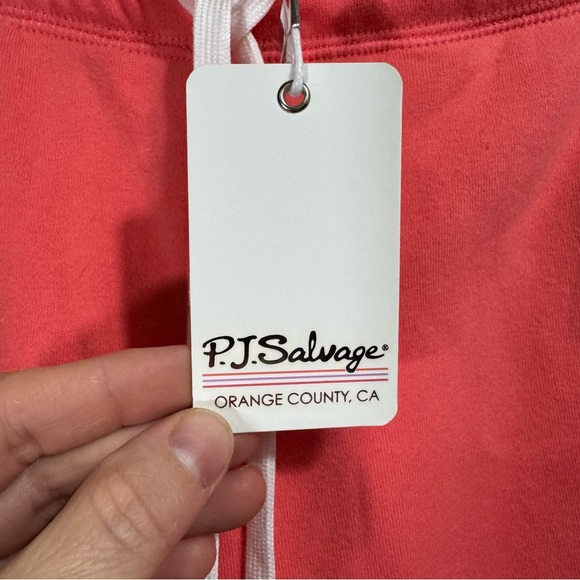 New PJ Salvage Women's "Perfect Match" Color Block Banded Jogger Lounge Pants S - Picture 12 of 13